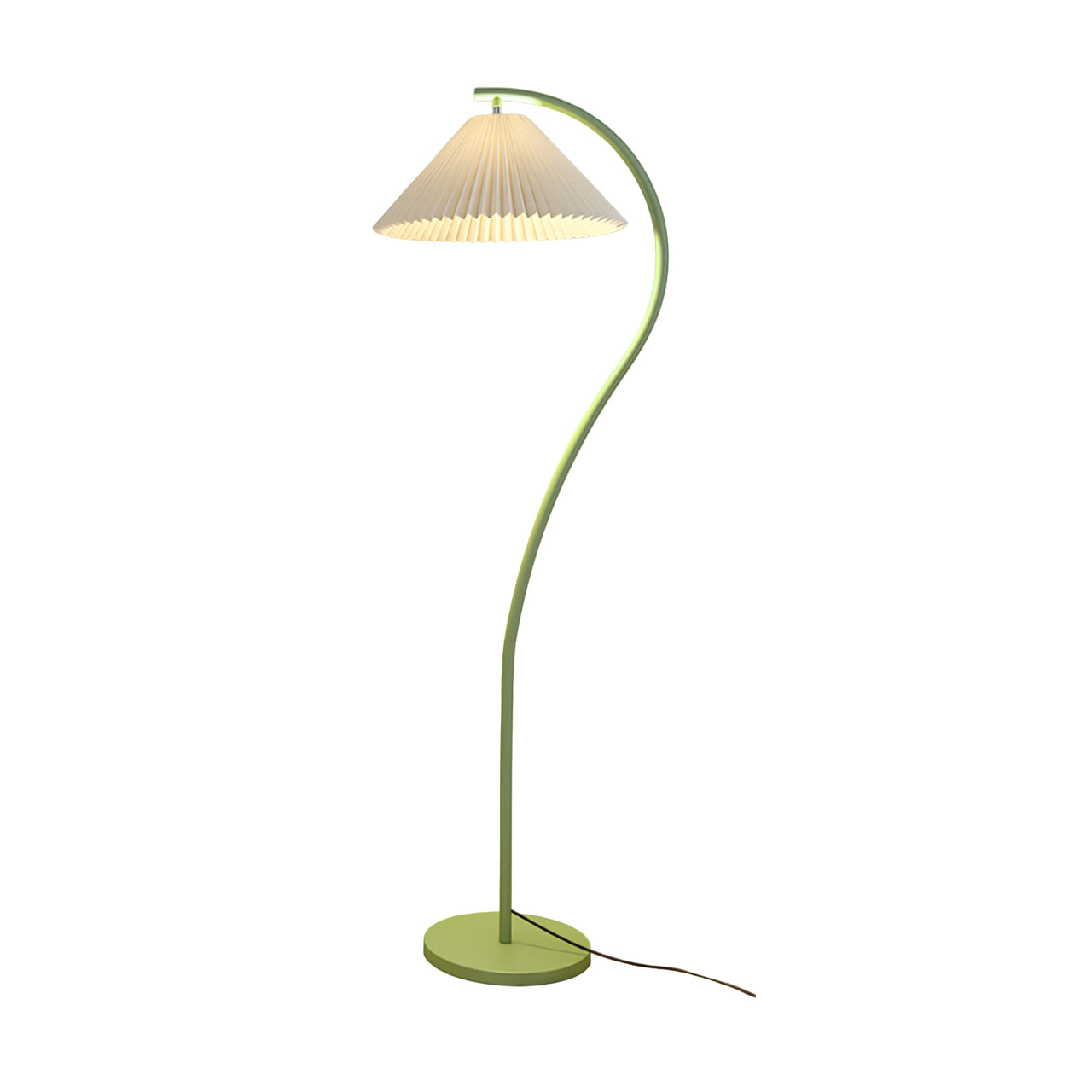 Crescini weiche, plissierte Stehlampe