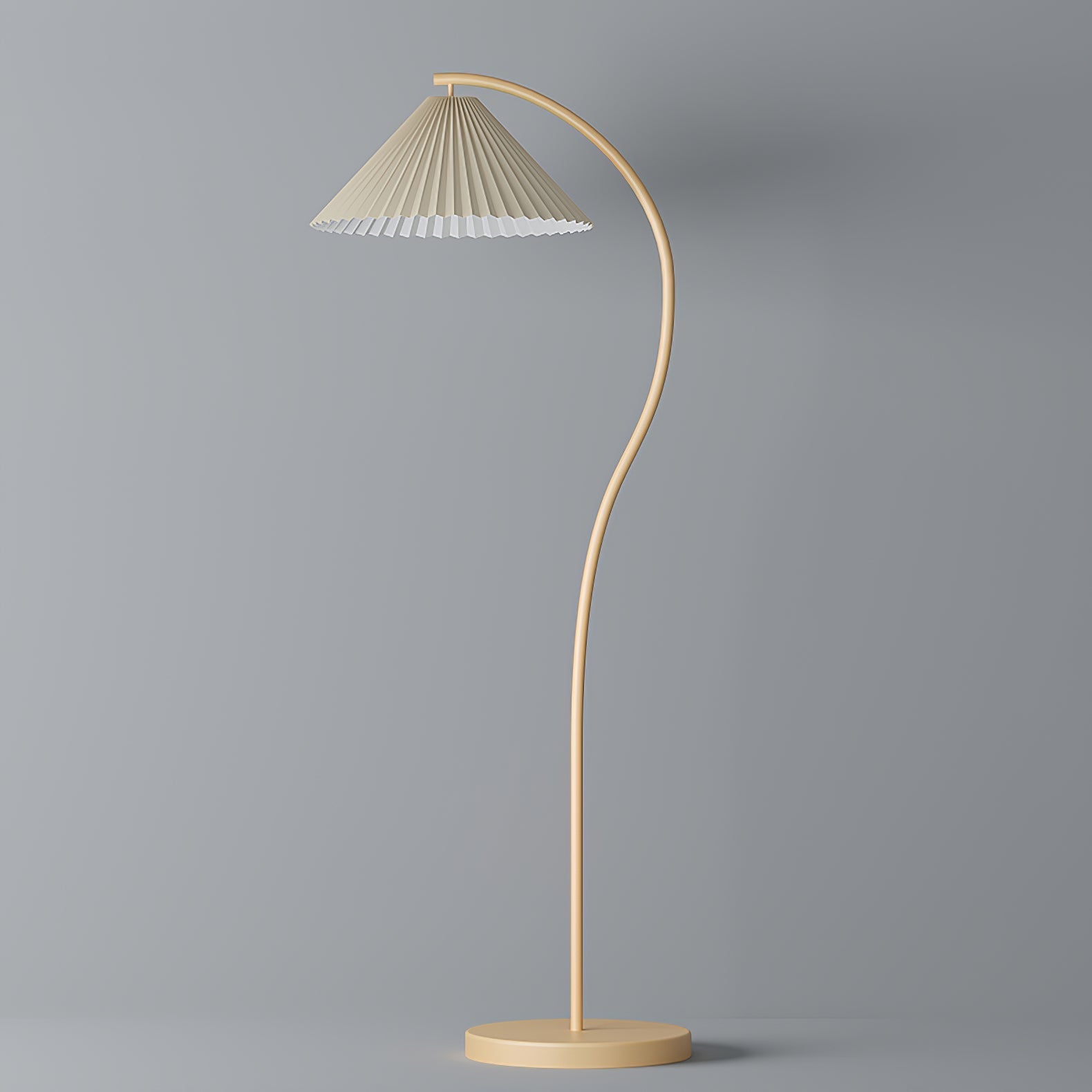 Crescini weiche, plissierte Stehlampe