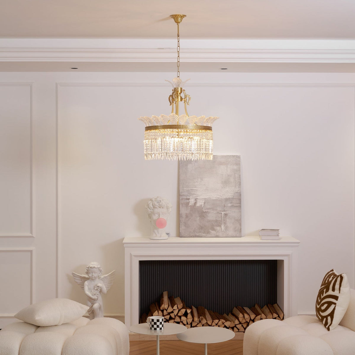 Lampadario French Empire Miles - design rustico di lusso