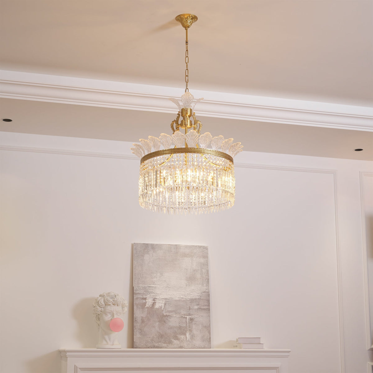 Lampadario French Empire Miles - design rustico di lusso