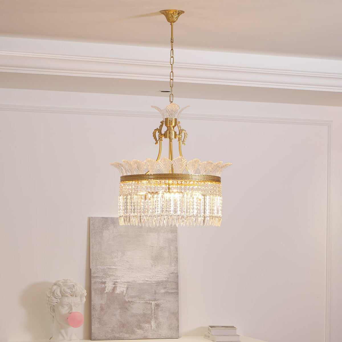 Lampadario French Empire Miles - design rustico di lusso