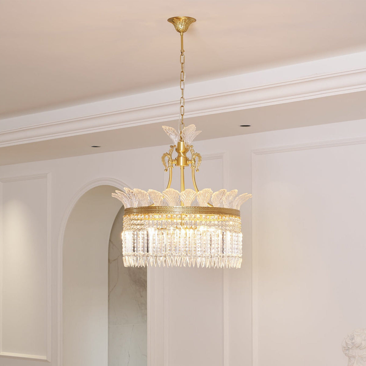 Lampadario French Empire Miles - design rustico di lusso