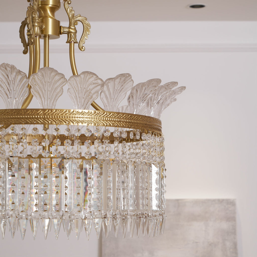 Lampadario French Empire Miles - design rustico di lusso