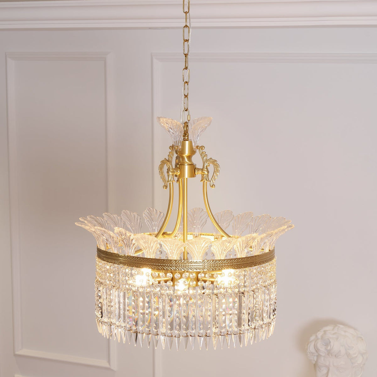 Lampadario French Empire Miles - design rustico di lusso