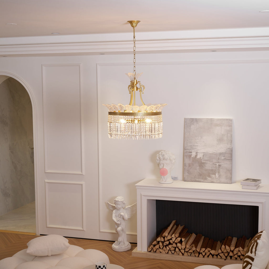 Lampadario French Empire Miles - design rustico di lusso