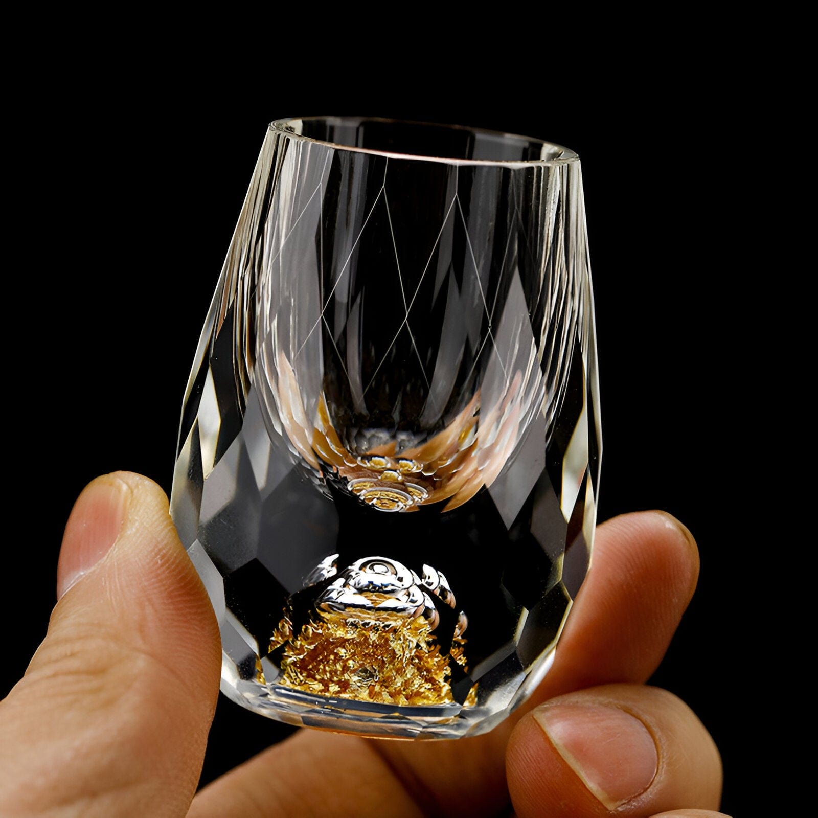 Fundo de Vidro de Cristal de Luxo para Vodka