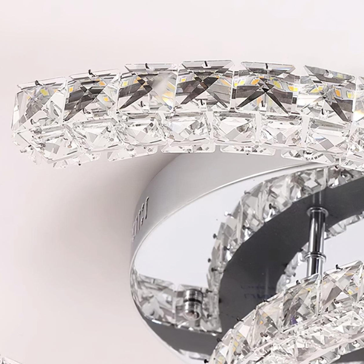 Double C Crystal Ceiling Light — Kristy Collection