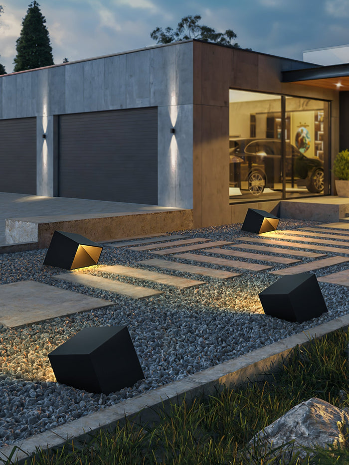 Novae Solar Cube Garden Light For Small Outdoor Spaces by Orntli
