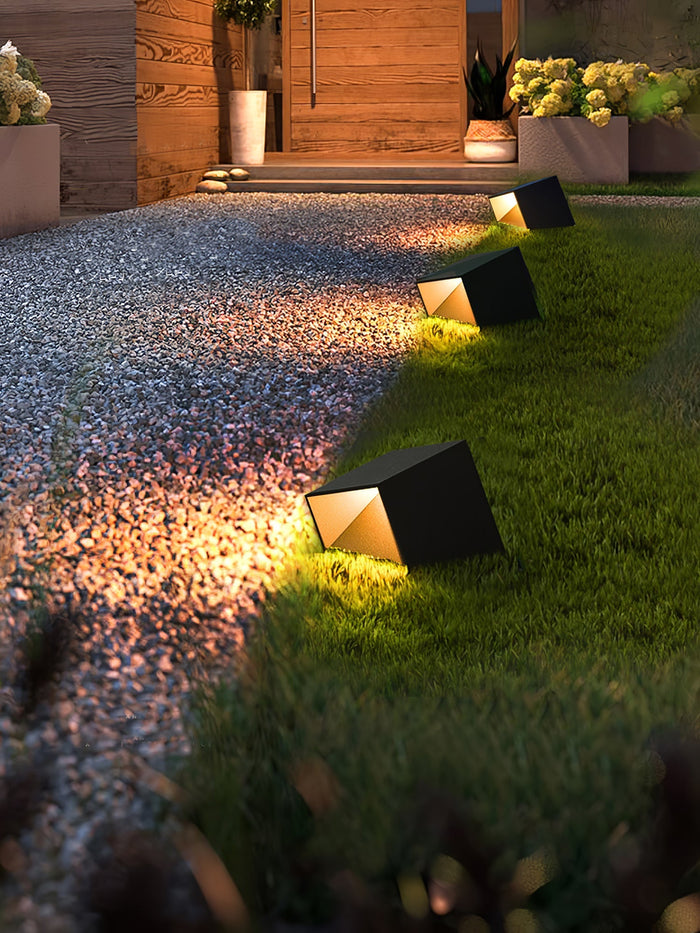 Novae Solar Cube Garden Light For Small Outdoor Spaces by Orntli