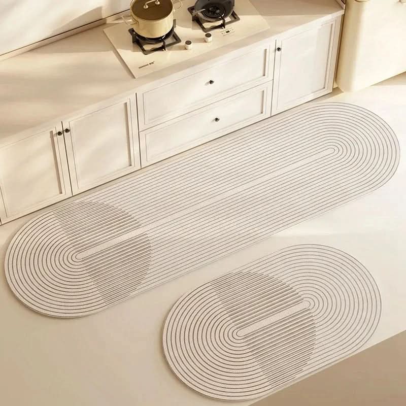 Tikar Dapur Anti-Kepenatan dengan Reka Bentuk Ergonomik & Bahagian Belakang Anti-Selip