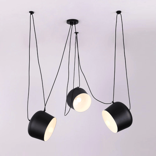 Candeeiro de Teto Suspenso em Forma de Tambor para Decoração Moderna da Casa