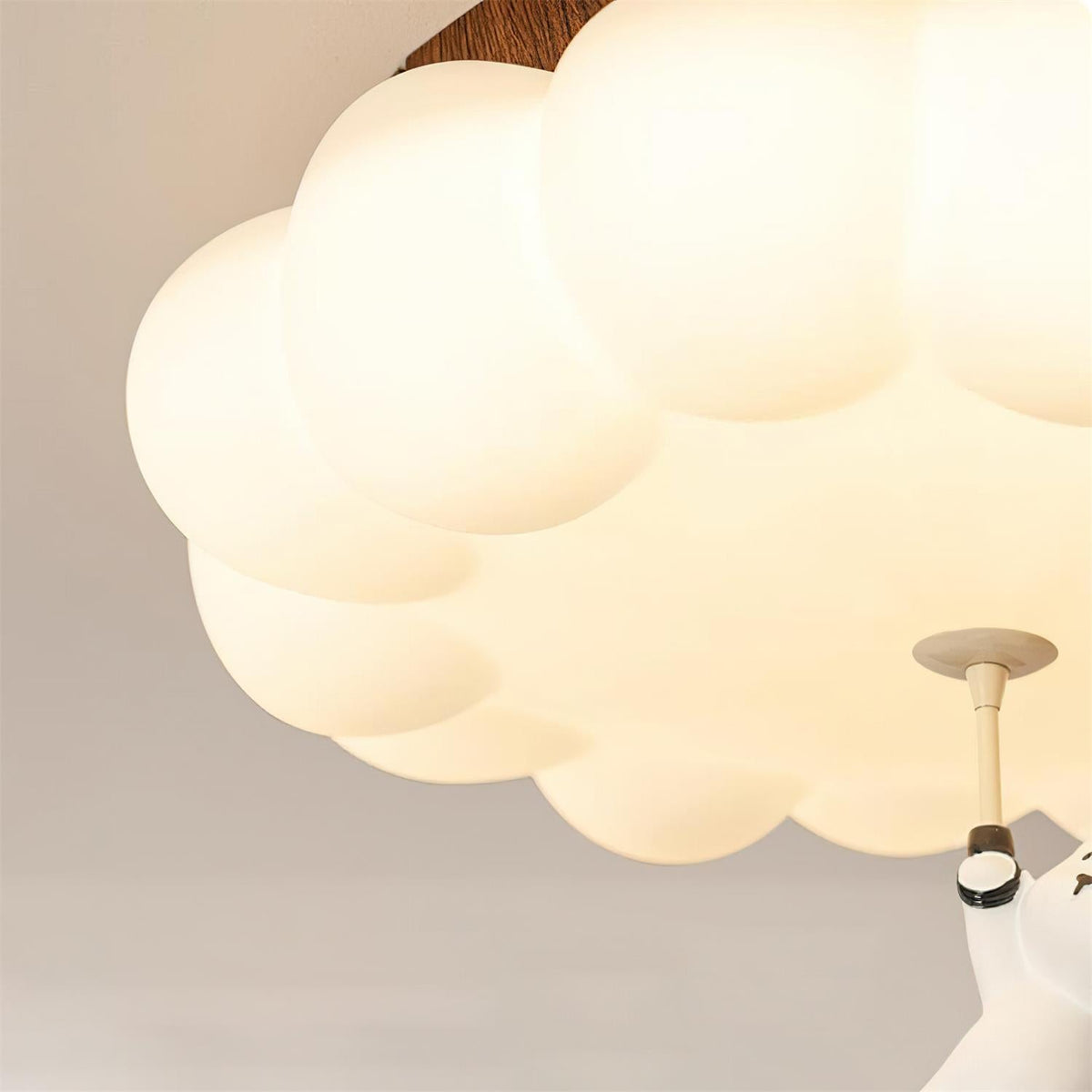 Quen kagebjørne-loftslampe, planmonteret