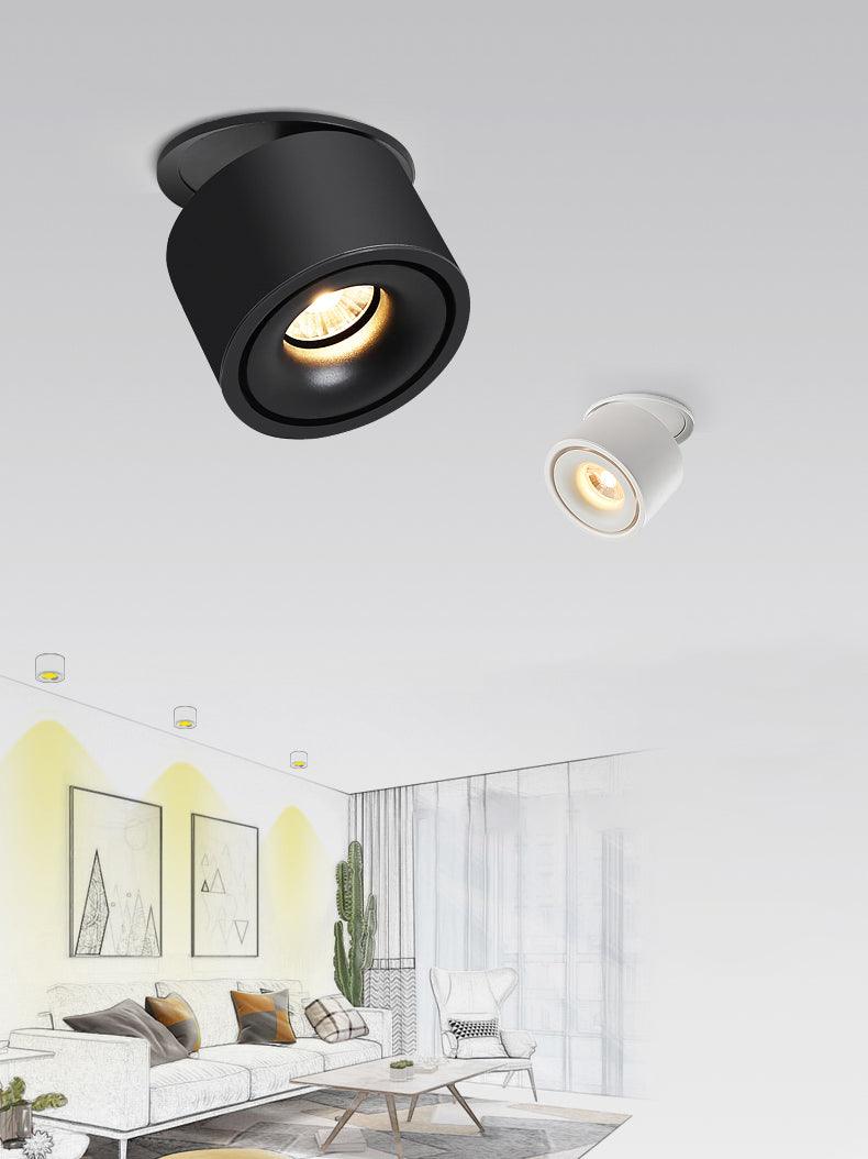 Nowoczesna wpuszczana oprawa sufitowa LED Ember