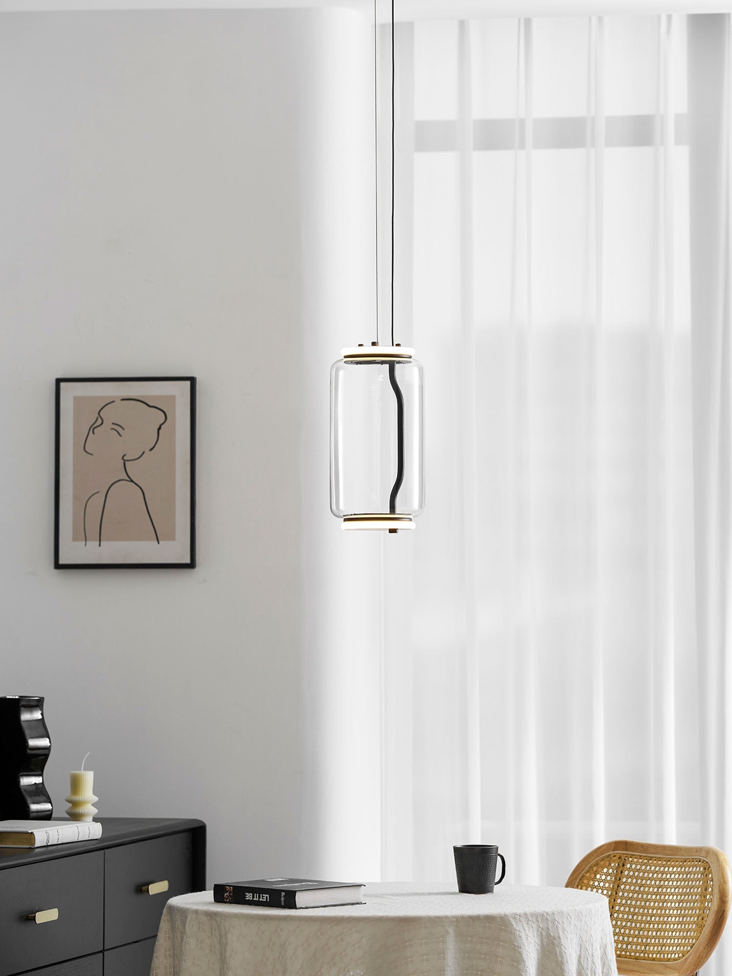 Modüler Dikey LED Sarkıt Lamba