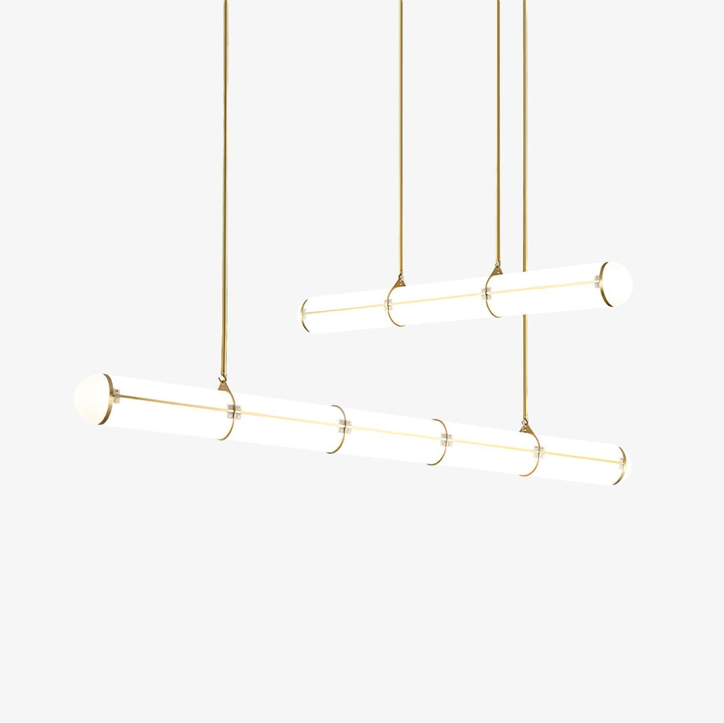 Lampada a sospensione Lustra Endless — sezioni cilindriche, 48W