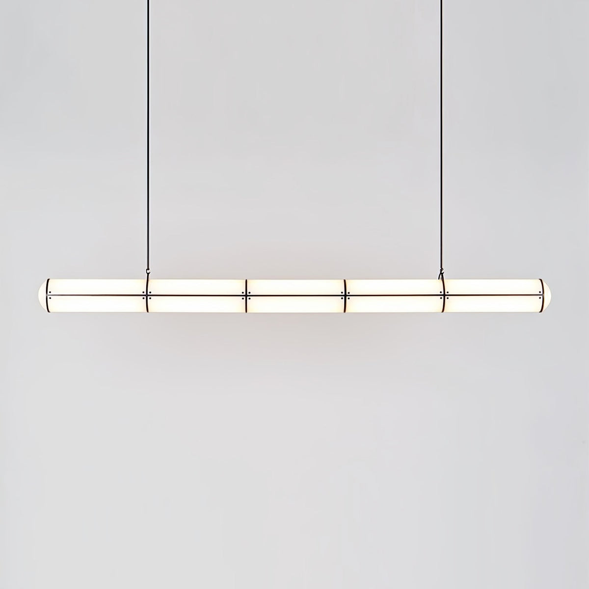 Lampada a sospensione Lustra Endless — sezioni cilindriche, 48W