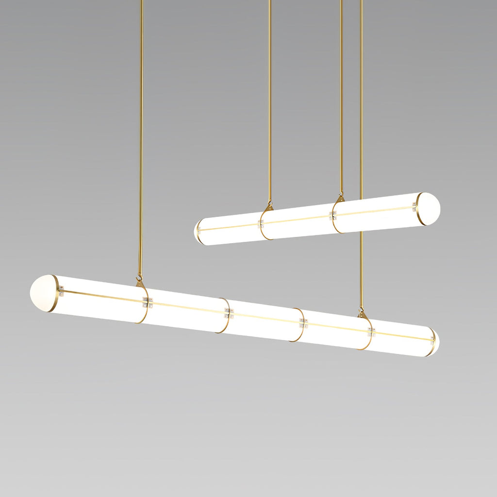 Lampada a sospensione Lustra Endless — sezioni cilindriche, 48W