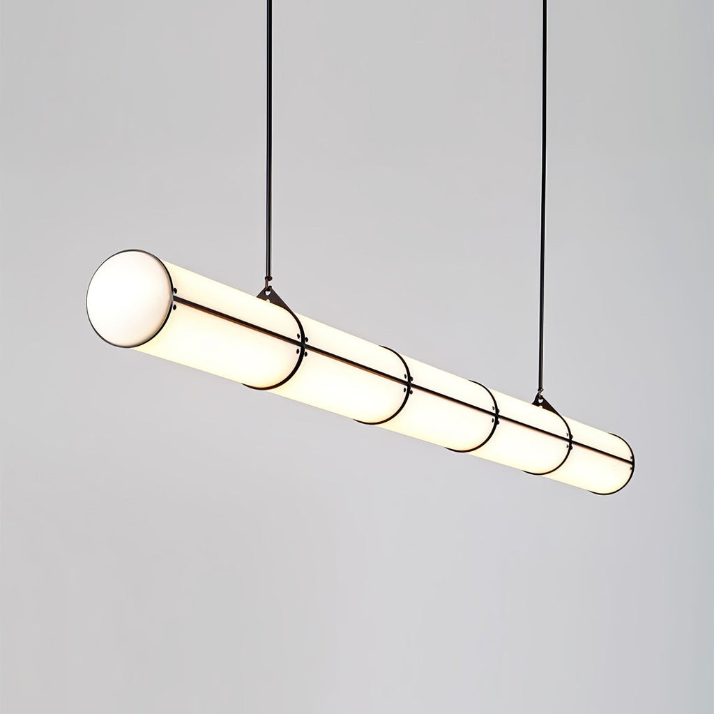 Lampada a sospensione Lustra Endless — sezioni cilindriche, 48W