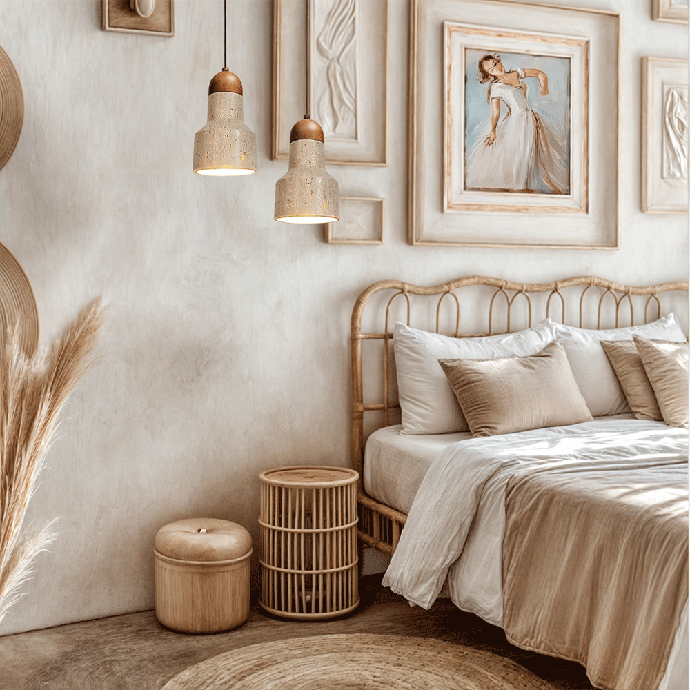 Lampade a sospensione Travertine Solena | Orntli