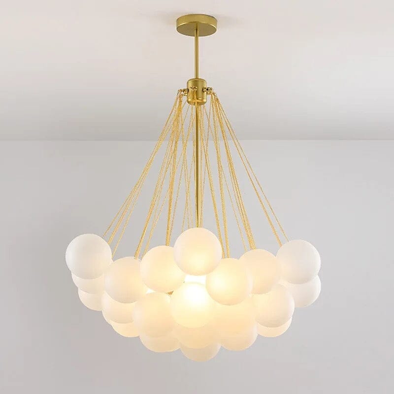 Lunera Frosted Globe Chandelier | Orntli