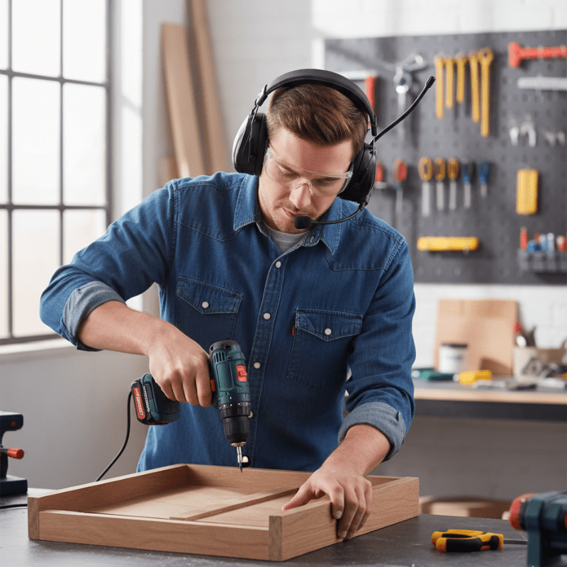 ClearLink Pro Radio DAB Plus FM con Bluetooth y comunicación manos libres para trabajadores
