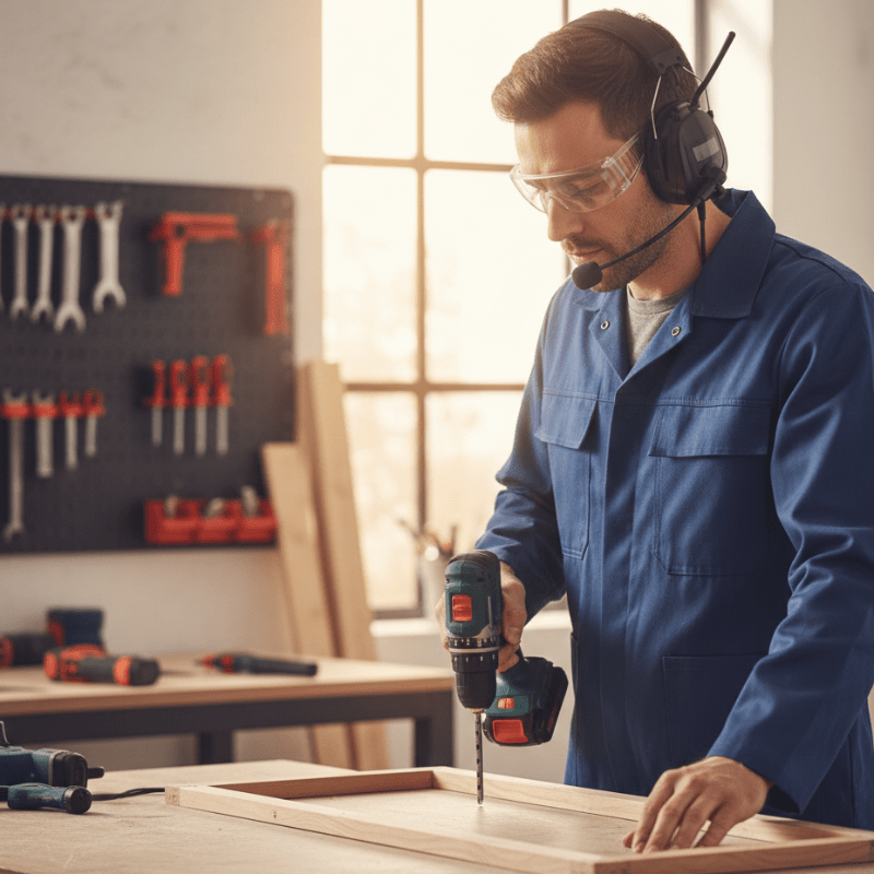 ClearLink Pro Radio DAB Plus FM con Bluetooth y comunicación manos libres para trabajadores