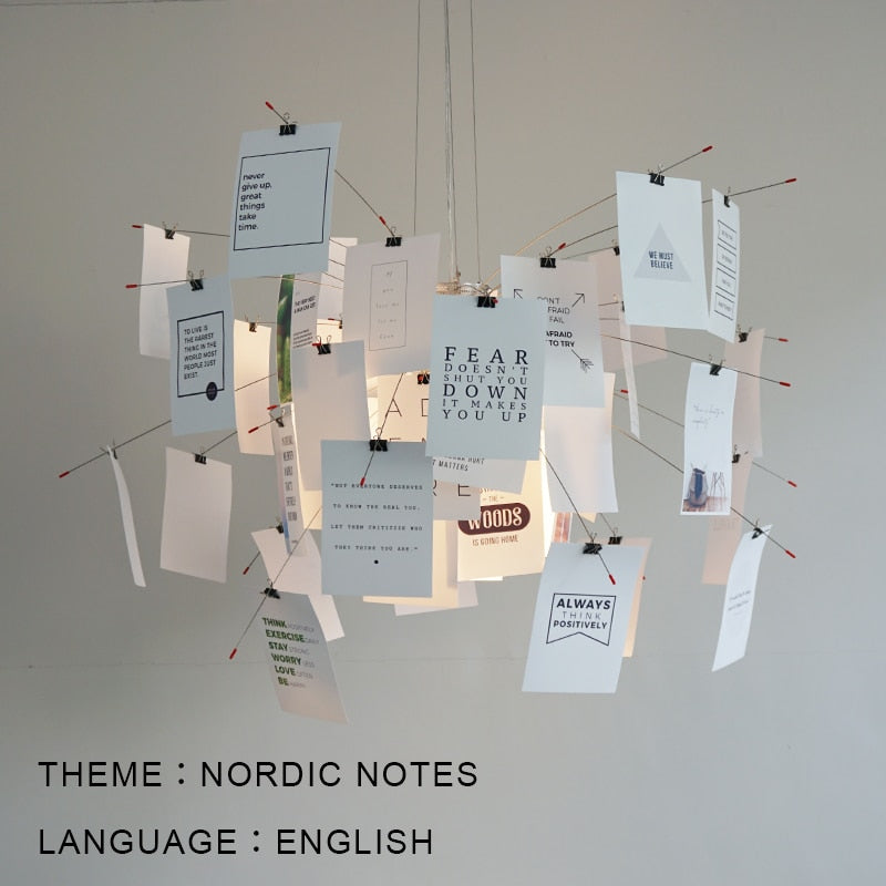 Ingo Maurer Zettel DIY ljuskrona anpassningsbar belysning för alla rum | Ingo Maurer Zettel