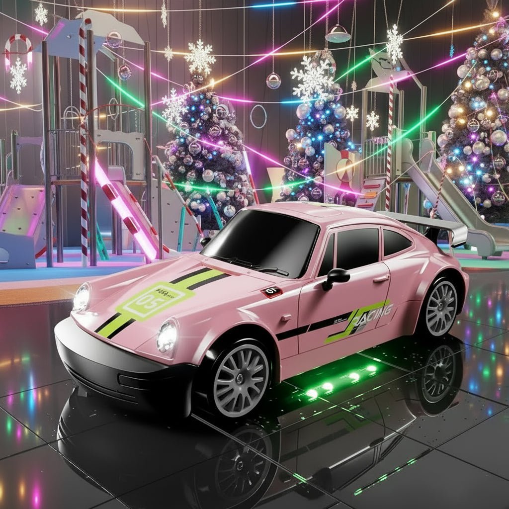 ApexPulse 1 til 20-skala højhastigheds 4WD-fjernstyret drifterbil med LED-lys til entusiaster