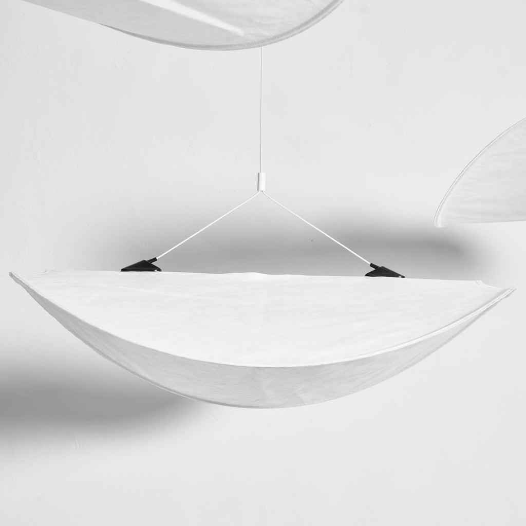 Tense Tyvek Pendant Lamp — Multi-Disc Arrangement