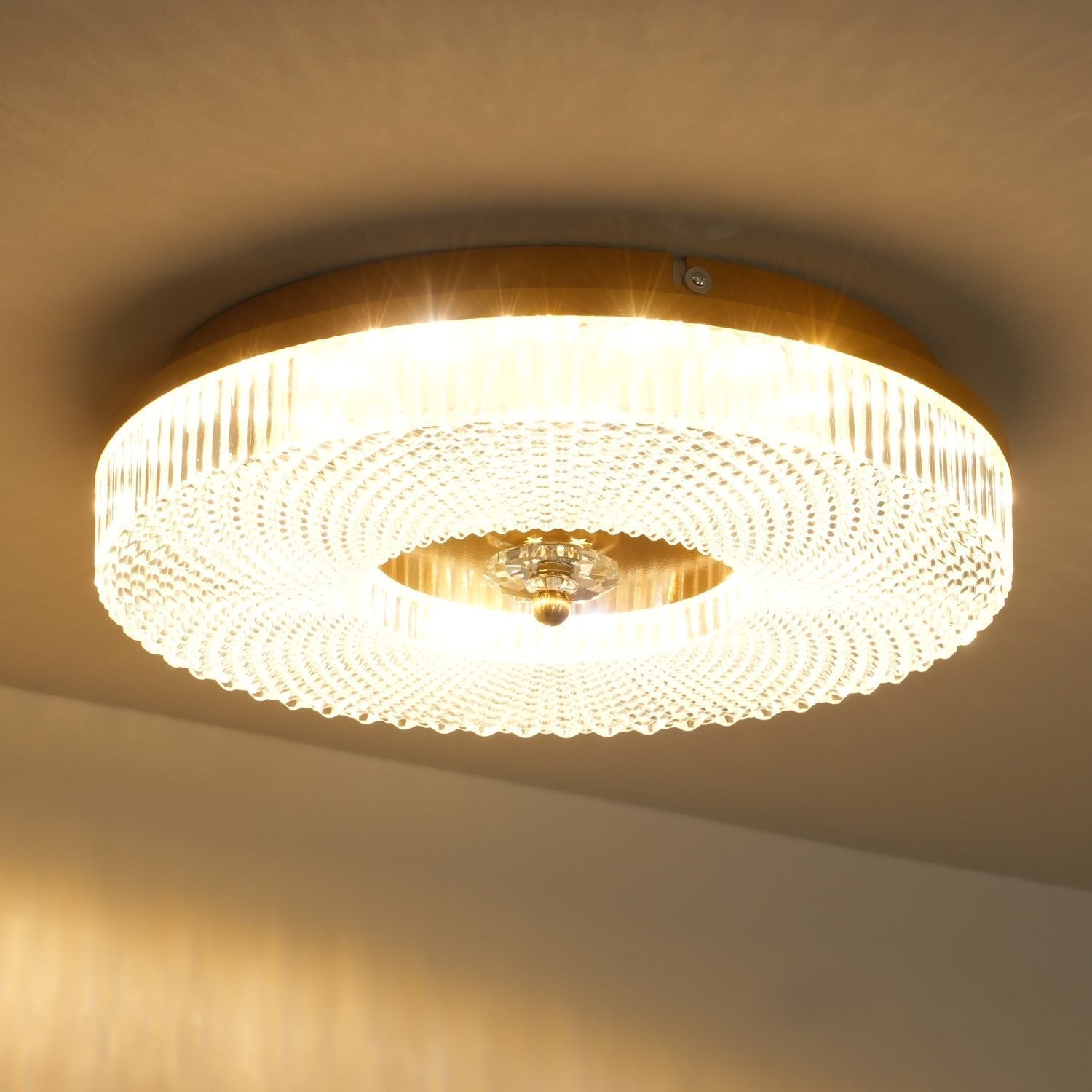 Plafoniera LED moderna Ayla — plafoniera a filo contemporanea
