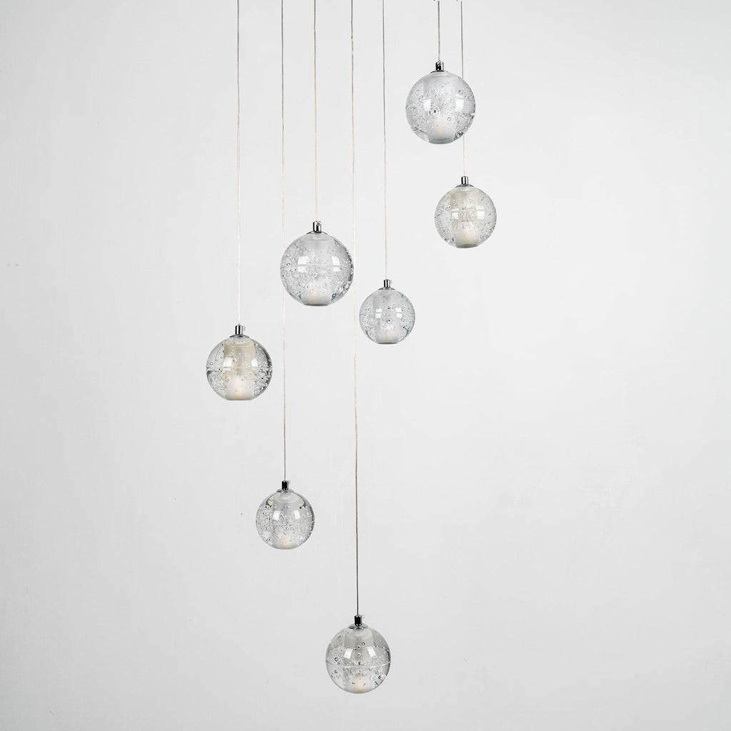 Crystal Bubble Ball Pendant Lamp