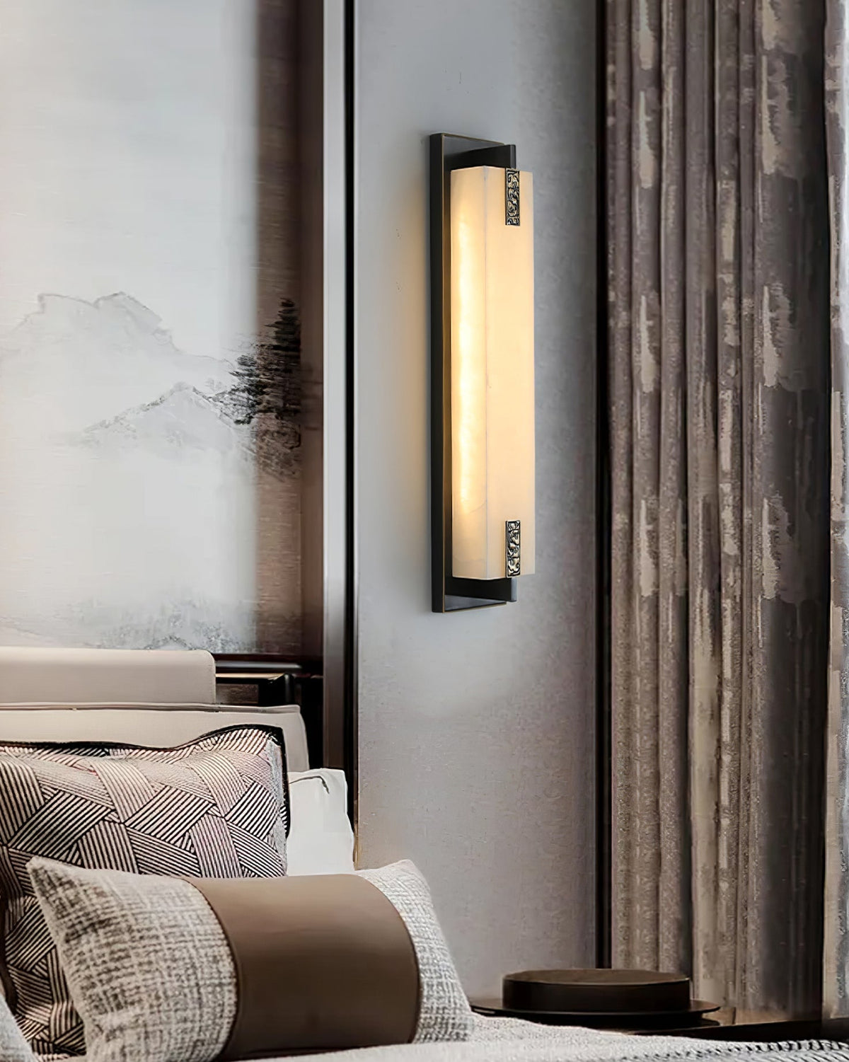Luste alabaster-væglampe i 4 designs