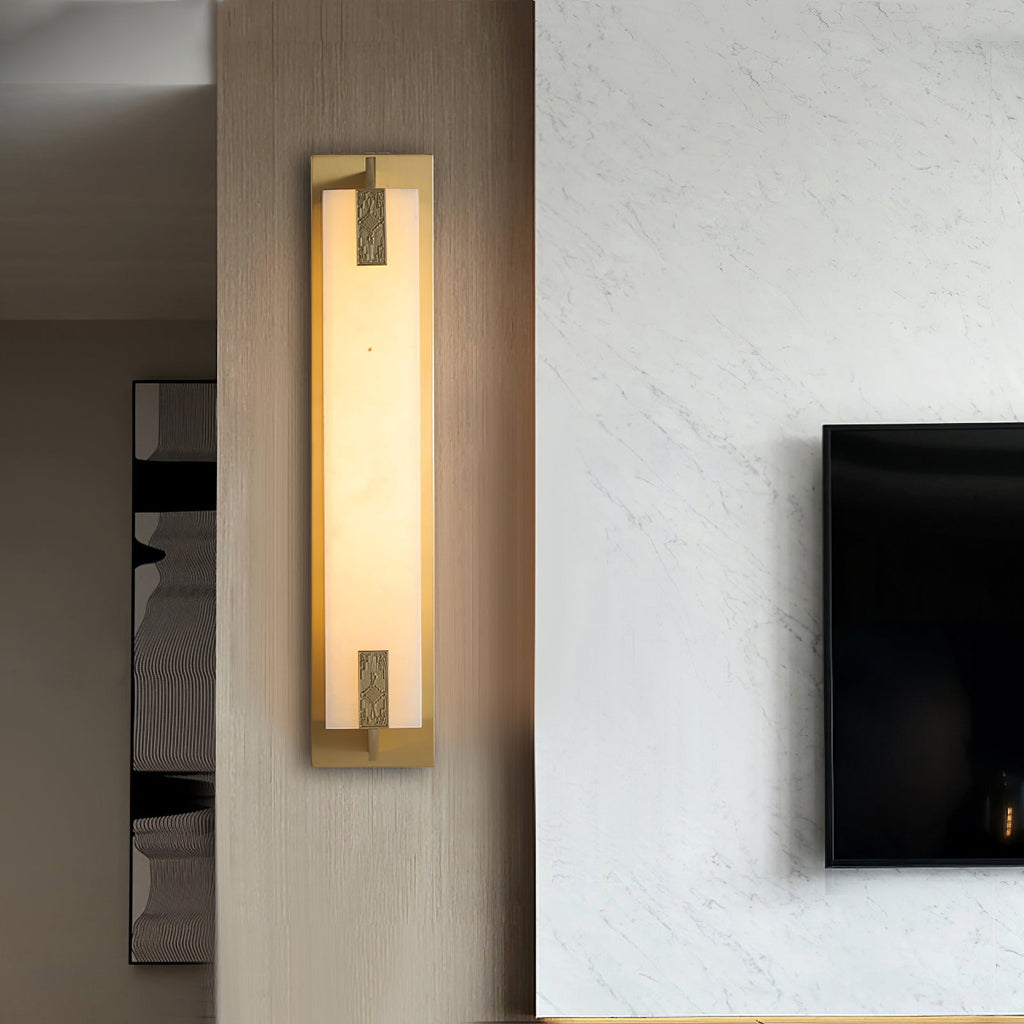 Luste alabaster-væglampe i 4 designs