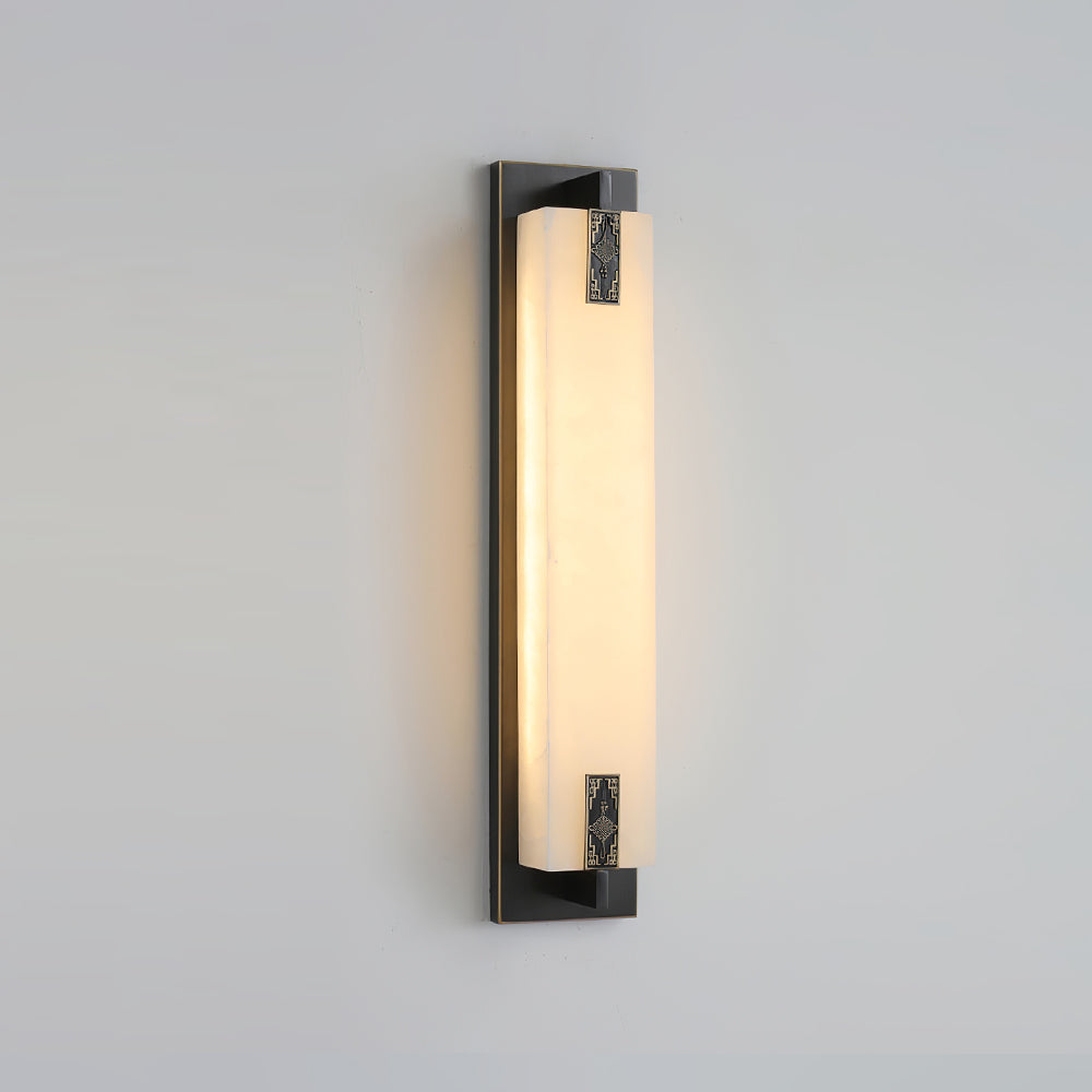 Luste alabaster-væglampe i 4 designs