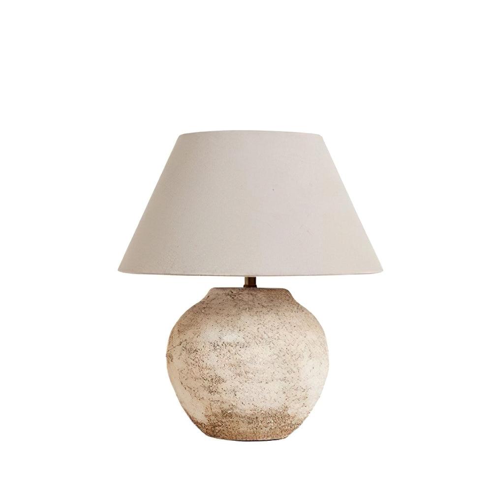 Stolní svítidlo z keramiky Desert Sand — kabel 59", patice E26
