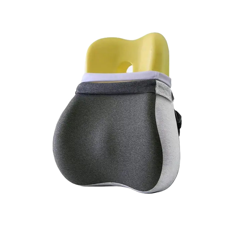 Cojín ortopédico de espuma viscoelástica para soporte lumbar y coxis