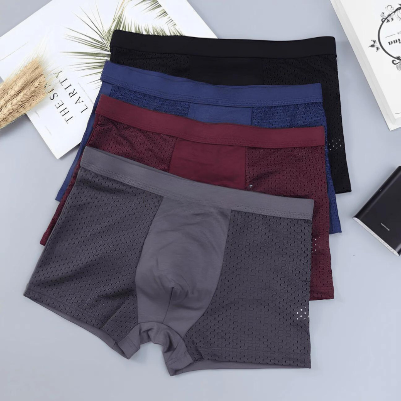 Max - Bamboo boxershorts set i trendiga färger