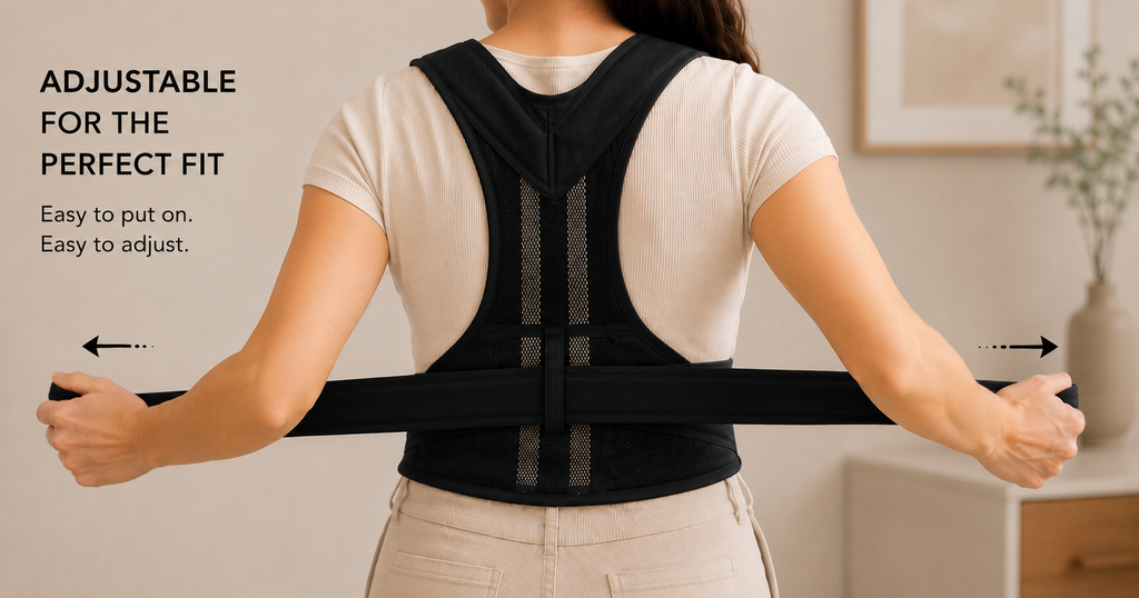 Hållningskorrigerare - Korsryggsstöd - Andningsbar Neopren - Justerbar - S–3XL - För män och kvinnor