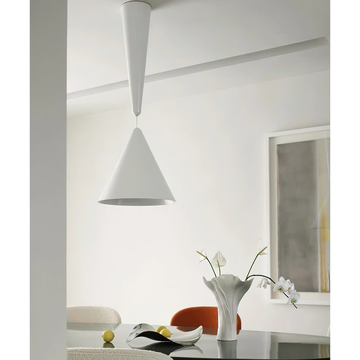Zeitgenössische Hängeleuchte Diabolo, Durchmesser 40 cm