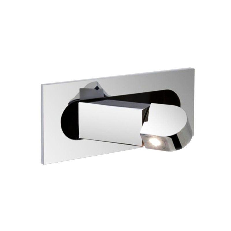 Lampada da lettura LED moderna da comodino — Interruttore a pressione nascosto