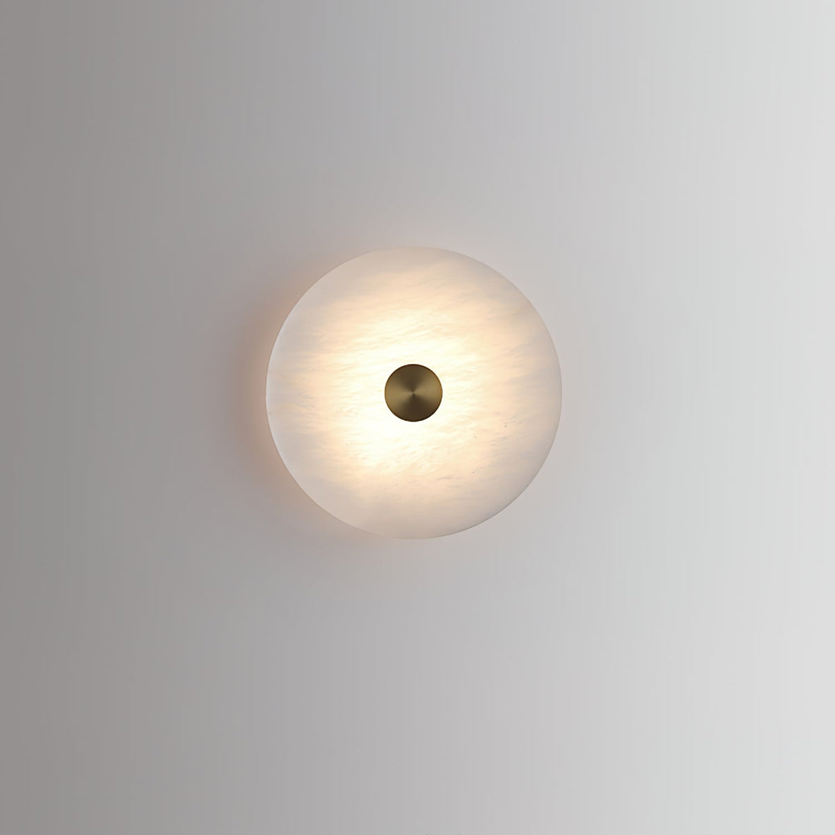 Selina taklampe i alabast - minimalistisk ~5W, diameter 20–35cm, høyde 7cm