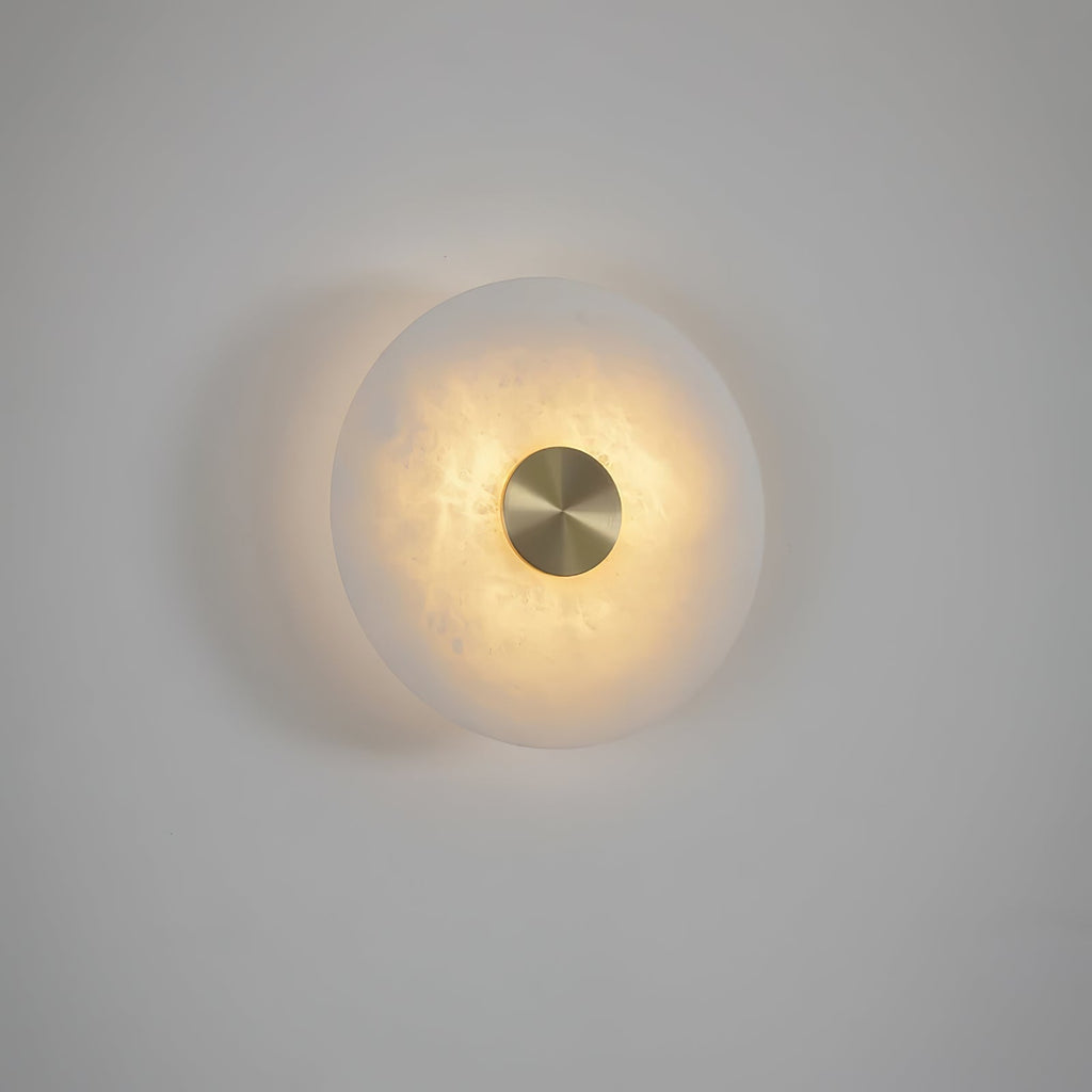 Selina taklampe i alabast - minimalistisk ~5W, diameter 20–35cm, høyde 7cm