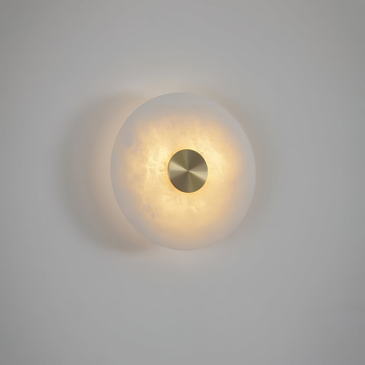 Selina taklampe i alabast - minimalistisk ~5W, diameter 20–35cm, høyde 7cm