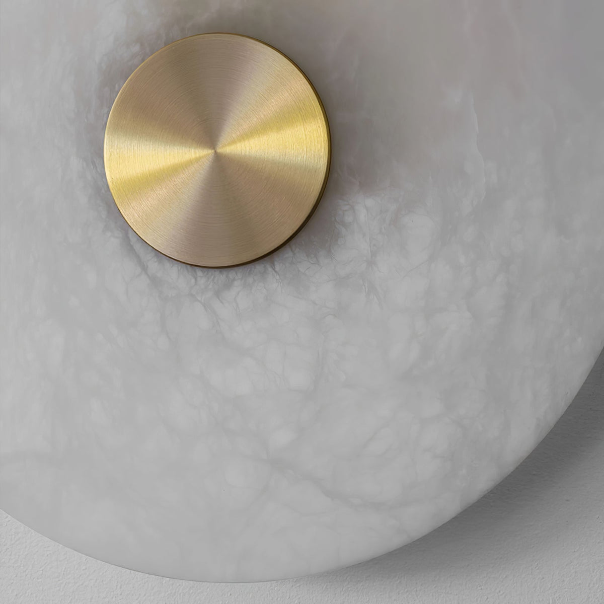 Selina taklampe i alabast - minimalistisk ~5W, diameter 20–35cm, høyde 7cm
