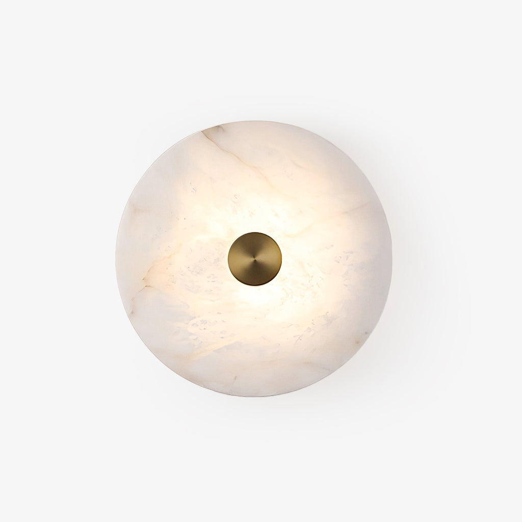 Selina Minimalist Alabaster Ceiling Light - Letslighting