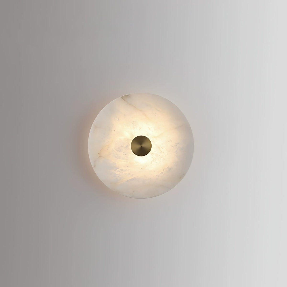Selina taklampe i alabast - minimalistisk ~5W, diameter 20–35cm, høyde 7cm