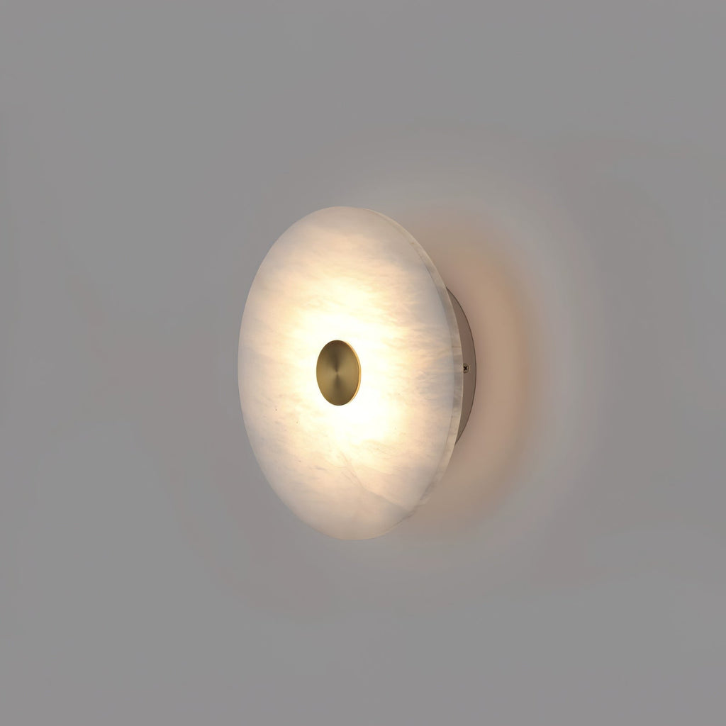 Selina taklampe i alabast - minimalistisk ~5W, diameter 20–35cm, høyde 7cm