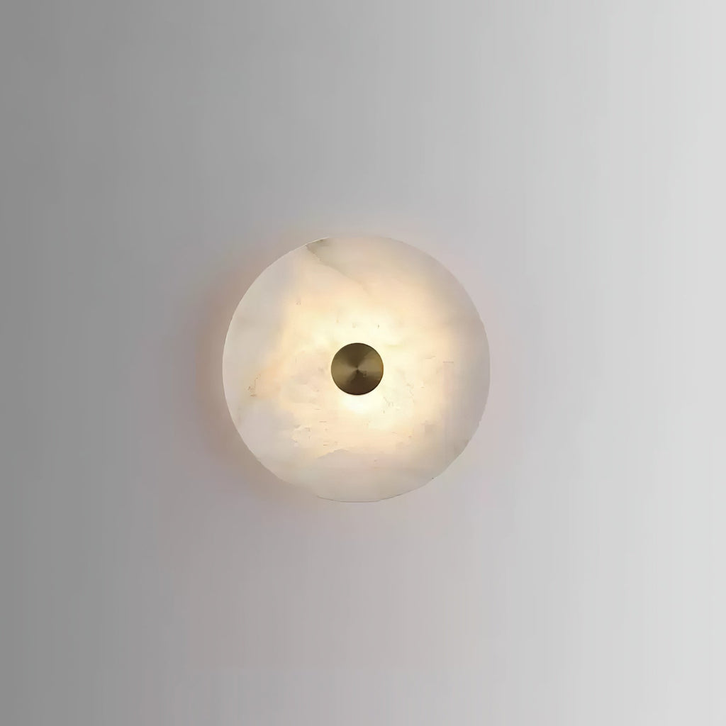 Selina taklampe i alabast - minimalistisk ~5W, diameter 20–35cm, høyde 7cm