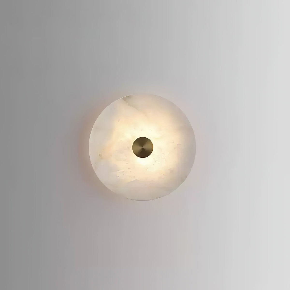 Selina taklampe i alabast - minimalistisk ~5W, diameter 20–35cm, høyde 7cm