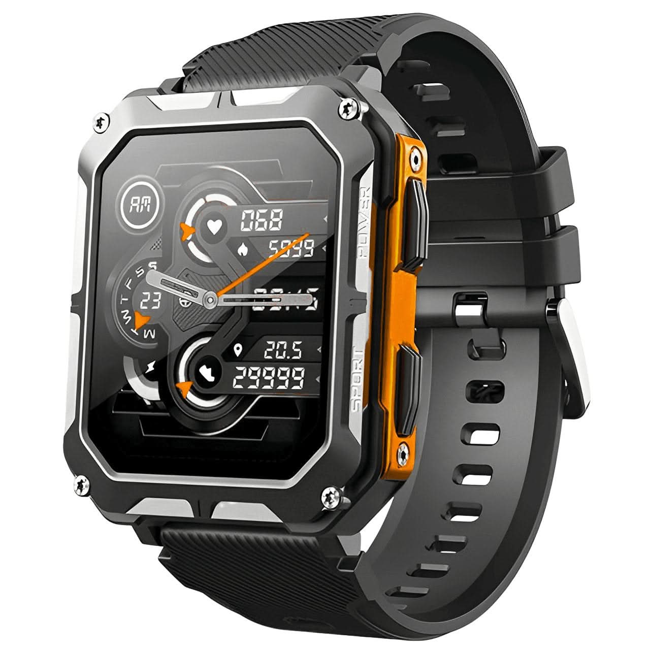 Ceas inteligent robust IronPulse, seria ArmorForge